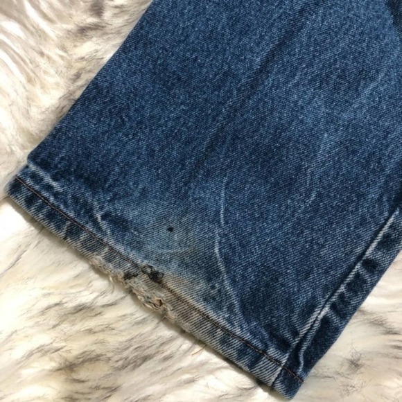 Vintage Mens 33x32 Rustler Blue Denim Straight Jeans Made in USA - Picture 8 of 9